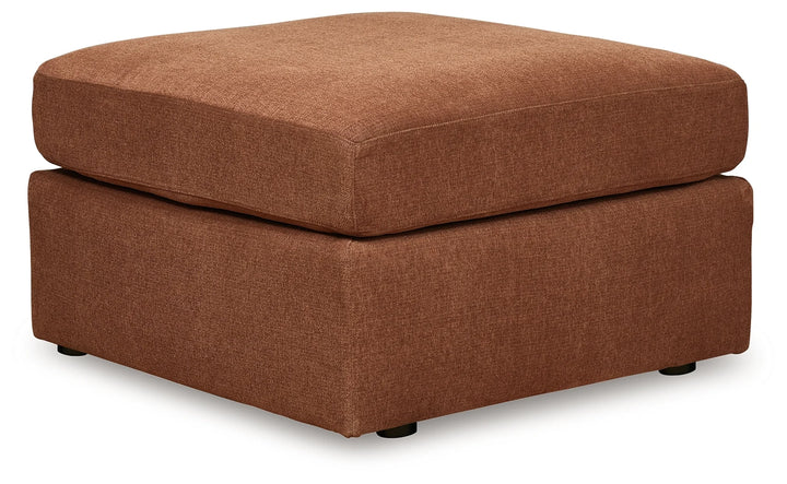 9210208 Modmax Oversized Accent Ottoman In Fabric Upholstery - Spice | Signature Design By Ashley