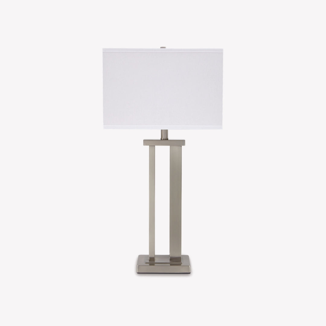 L204054 Aniela Table Lamp In Silver Finish (Set of 2) | Signature Design By Ashley