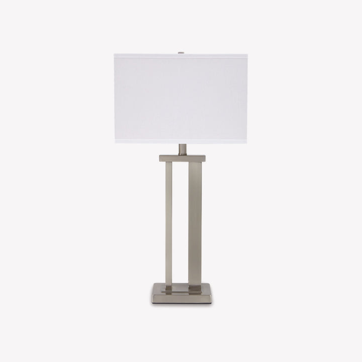 L204054 Aniela Table Lamp In Silver Finish (Set of 2) | Signature Design By Ashley