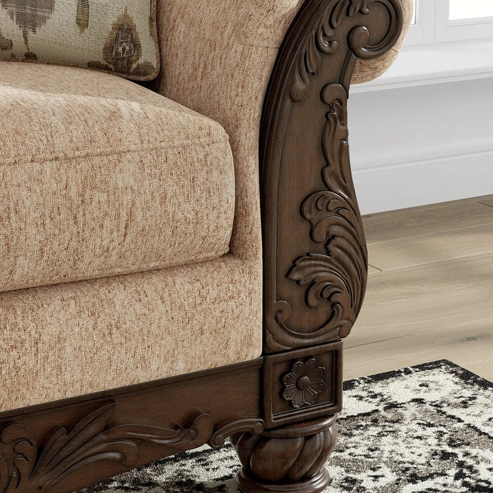 PC5790535 Chelsworth Loveseat In Fabric Upholstery - Golden | Signature Design By Ashley