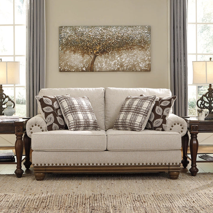 1510435 Harleson Fabric Loveseat - Wheat | Signature Design By Ashley