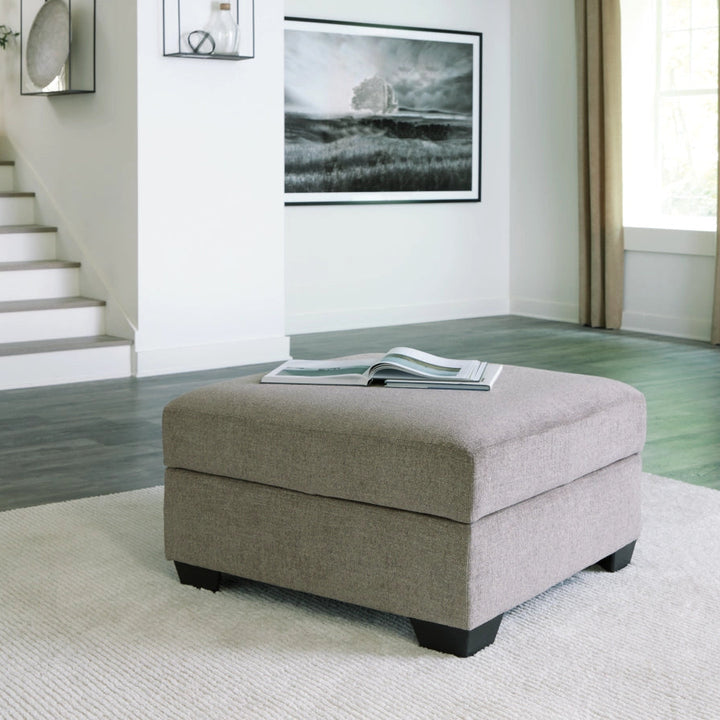 1530511 Creswell Ottoman With Storage - Stone | Signature Design By Ashley