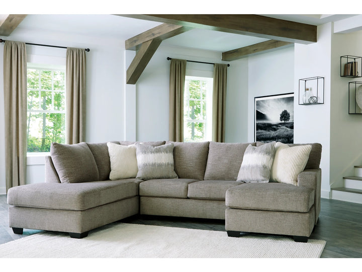 15305S2 Creswell 2-Piece Sectional Sofa - Stone | Signature Design By Ashley