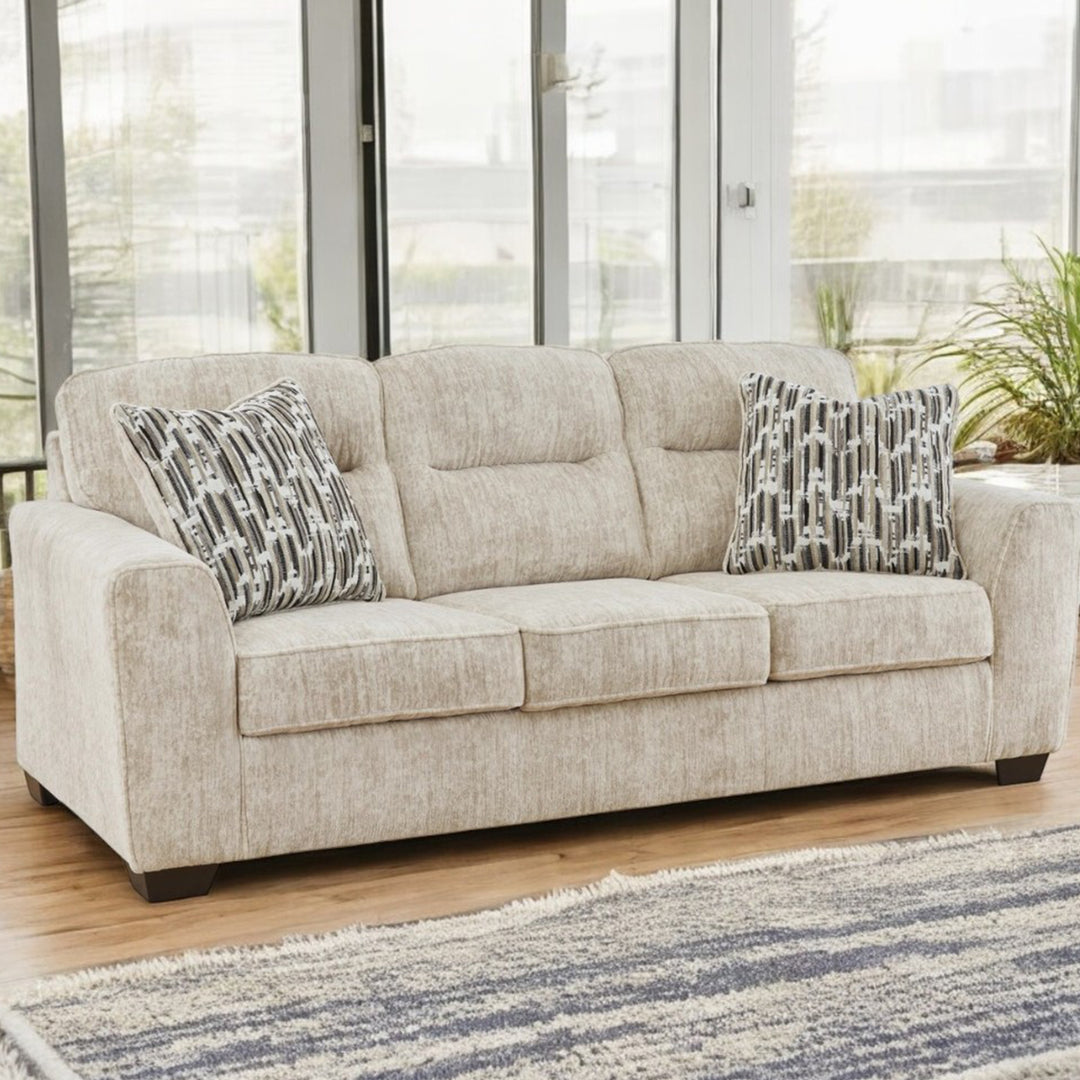 5050538 Lonoke Sofa In Fabric Upholstery - Parchment | Signature Design By Ashley