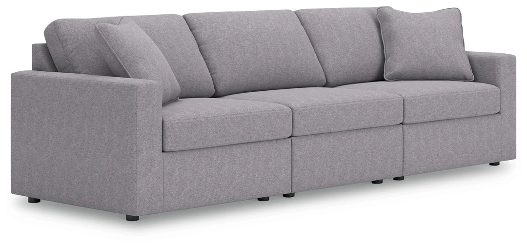 92104S2 Modmax 3-Piece Modular Sofa In Fabric Upholstery - Granite | Signature Design By Ashley