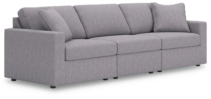 92104S2 Modmax 3-Piece Modular Sofa In Fabric Upholstery - Granite | Signature Design By Ashley