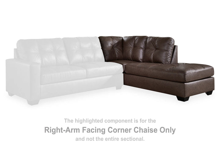 17003S2 Barlin Mills Sectional Sofa With Chaise - Umber | Signature Design By Ashley