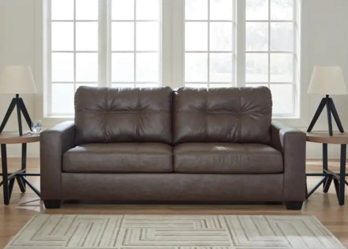1700338 Barlin Mills Leather Sofa - Umber | Signature Design By Ashley