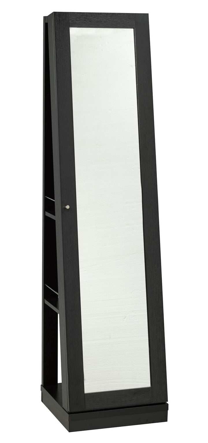Bloom Jewelry Cabinet With Full Length Mirror - Black