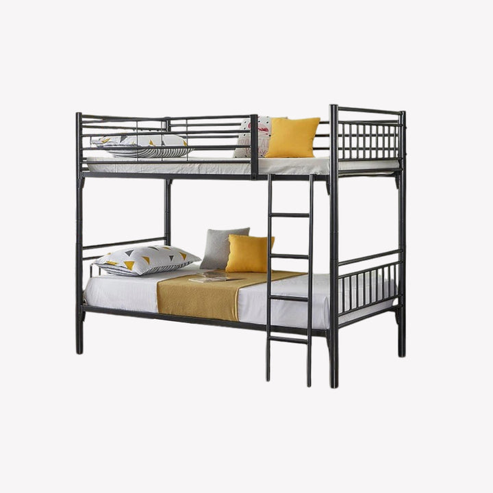 Embrace Metallic Bunk Bed (Single/ Single) In Black Finish