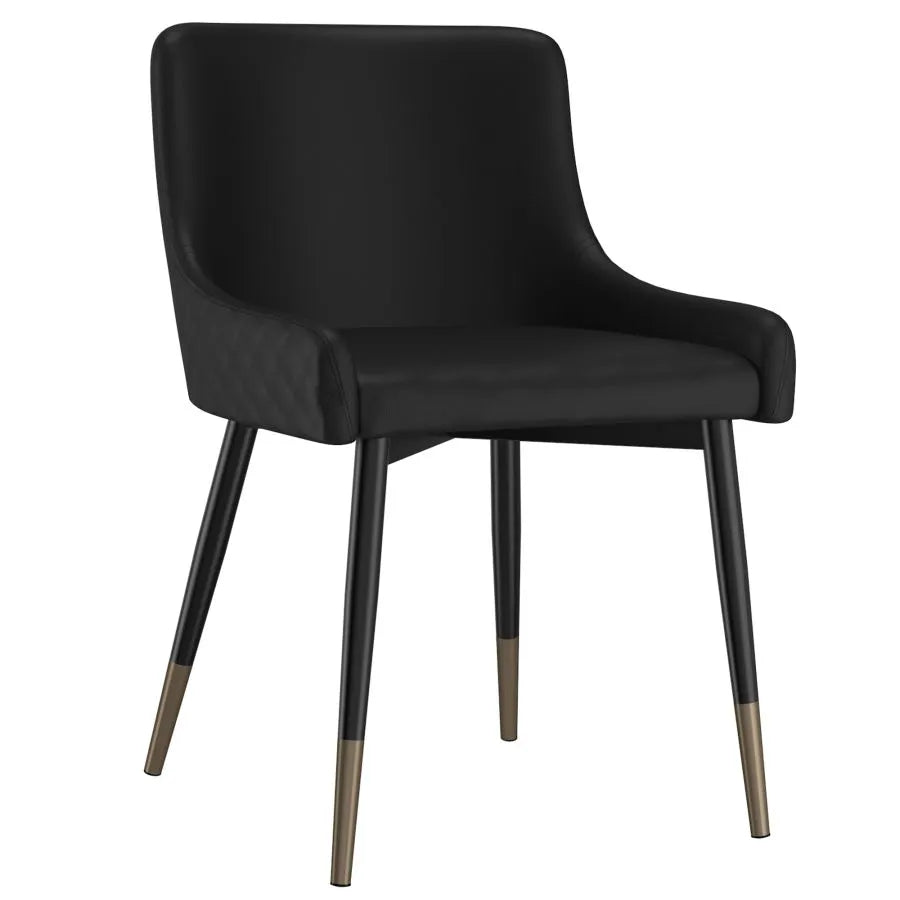 Xander Side Chair, Set of 2 in Black