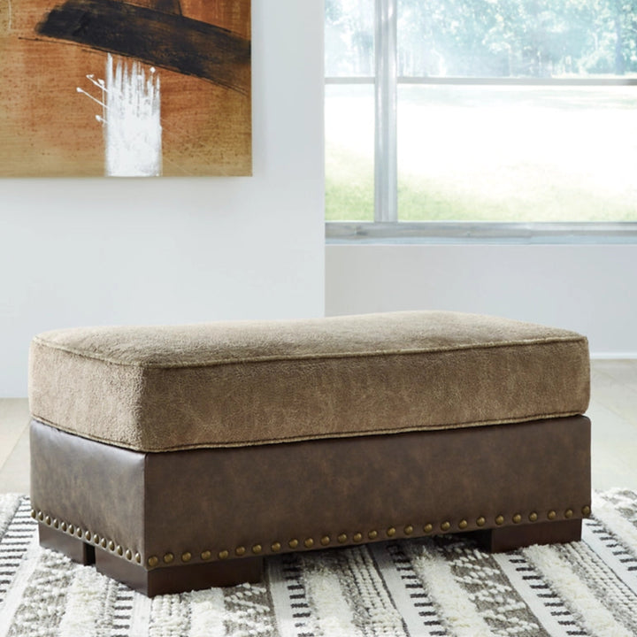 1870414 Alesbury Accent Ottoman - Chocolate | Signature Design By Ashley