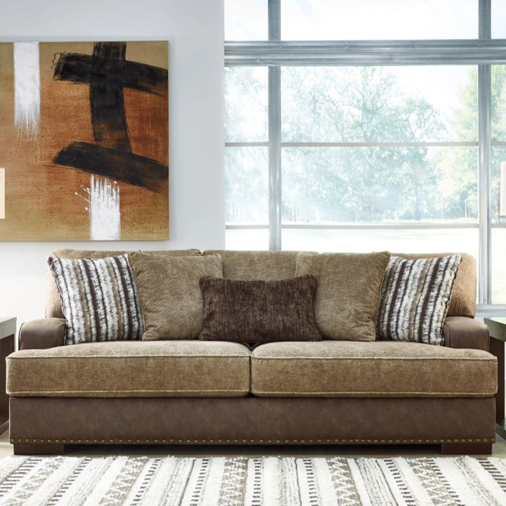 1870438 Alesbury Stationary Sofa - Chocolate | Signature Design By Ashley