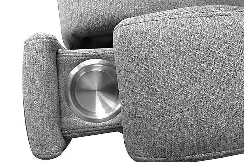 Mississauga Grey Fabric Power Recliner Living Room Collection