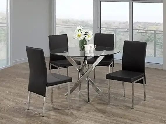 Dining Table Set - Pedestal Dining Table