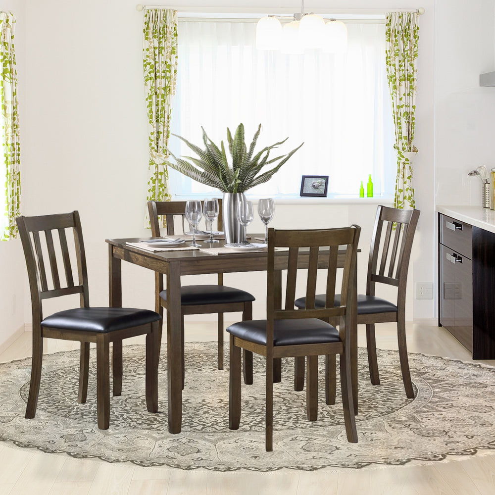 Timeless Elegance and Comfort in a Dining Ensemble Crafted with Quality Wood
