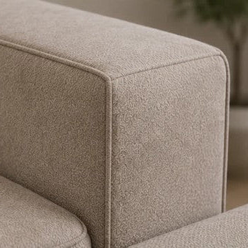 Menisia Taupe Fabric Sectional Sofa Bed with Reversible Storage Chaise - Additional View