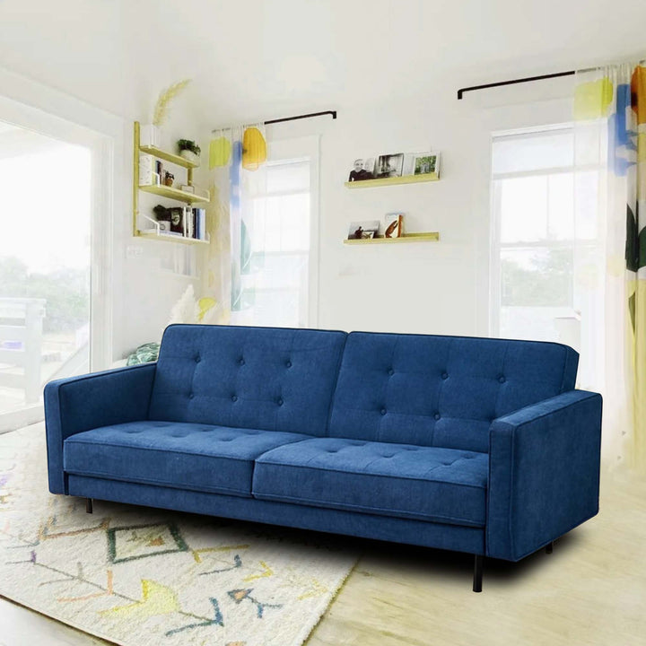 Enticing and Serene Sofa Bed - Blue