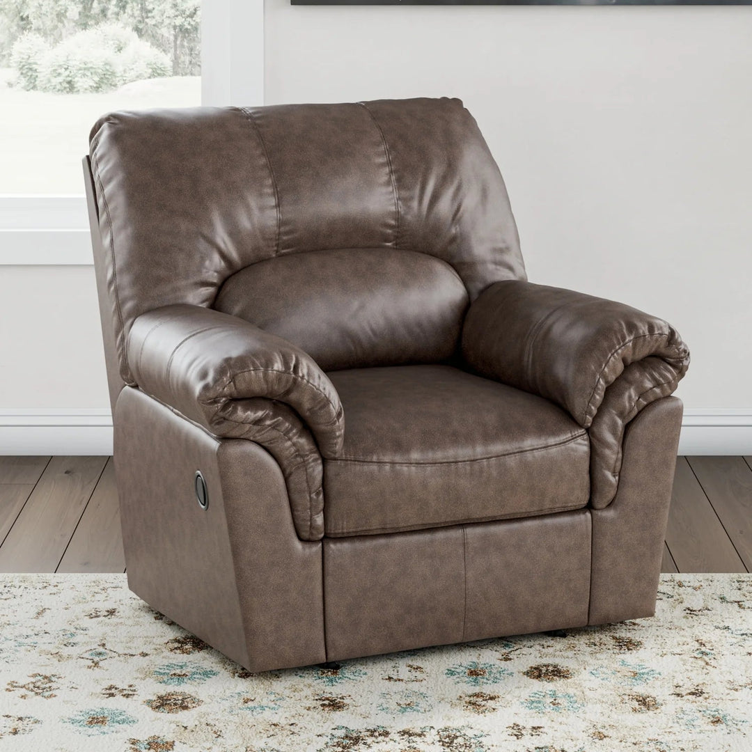 PC2770525 WillowBend Rocker Recliner Chair In Leather Upholstery - Umber | Signature Design By Ashley
