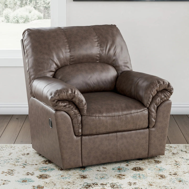 PC2770525 WillowBend Rocker Recliner Chair In Leather Upholstery - Umber | Signature Design By Ashley
