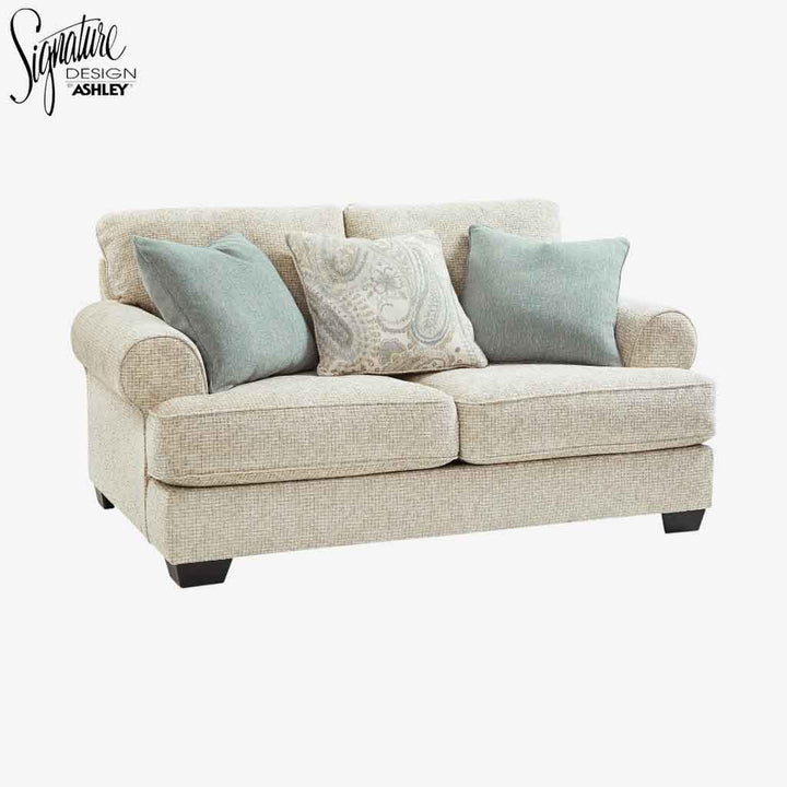 9620535 Monaghan Loveseat In Fabric Upholstery - Sandstone | Signature Design By Ashley