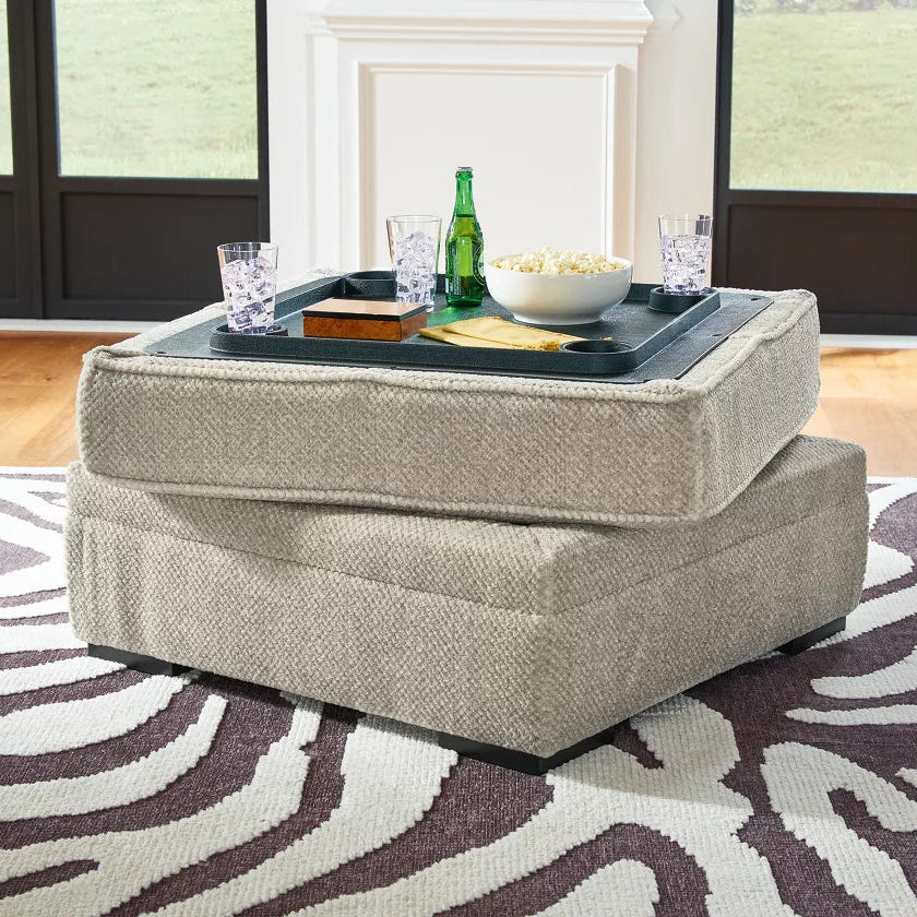 2050211 Calnita Ottoman With Storage - Sisal | Signature Design By Ashley