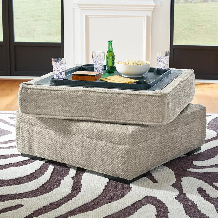 2050211 Calnita Ottoman With Storage - Sisal | Signature Design By Ashley