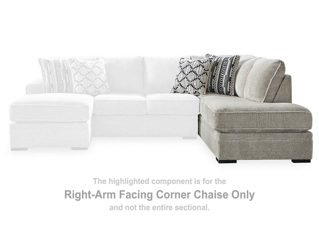 20502S1 Calnita 2-Piece Sectional With Chaise - Sisal | Signature Design By Ashley