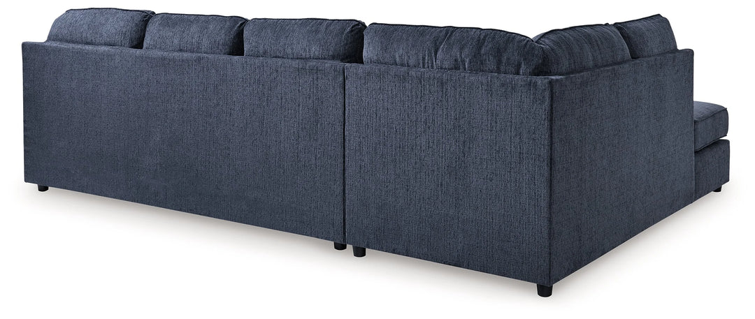 Albar Place 2-Piece Fabric Sectional Sofa With Dual Chaise - Cobalt | Signature Design By Ashley