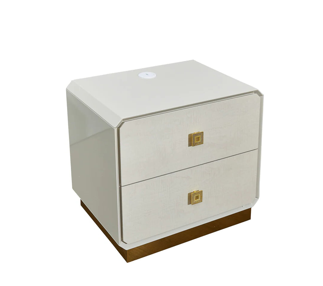 Warner 8-Piece Bedroom Set - Beige | Timeless, Stylish, Storage Solution & Built to Last