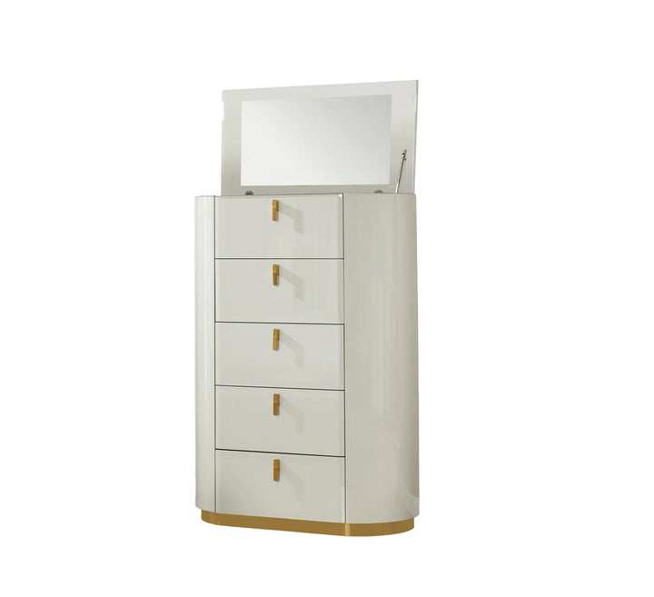 Jerome 8-Piece Bedroom Set - Beige | Contemporary, Sleek, Durable & Storage Solution