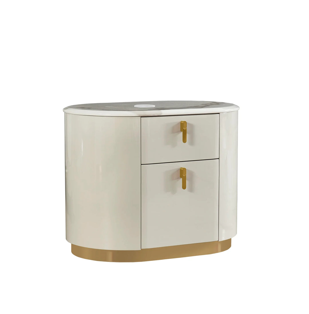 Easton 8-Piece Bedroom Set - Beige | Timeless, Stylish, Sturdy & Storage Solution