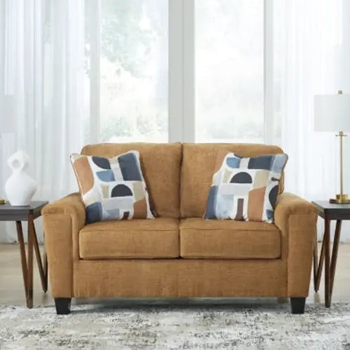 2520735 Erinslane Fabric Loveseat - Honey | Signature Design By Ashley