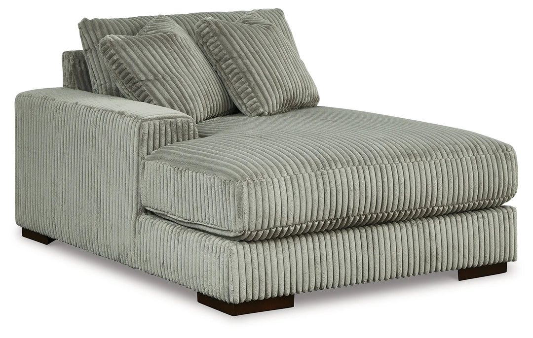 21105S17 Lindyn 4-Piece LAF Sectional Sofa in Fabric Upholstery - Fog | Signature Design by Ashley