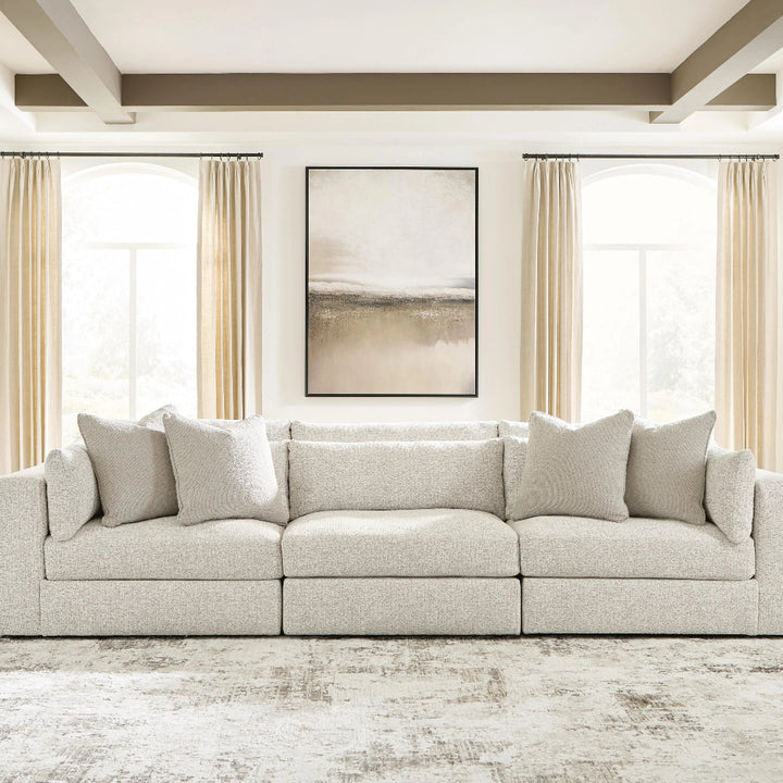 PC66004S2 Ashbourne Estate 3-piece Sectional Sofa In Fabric Upholstery - Snowstone | Signature Design By Ashley