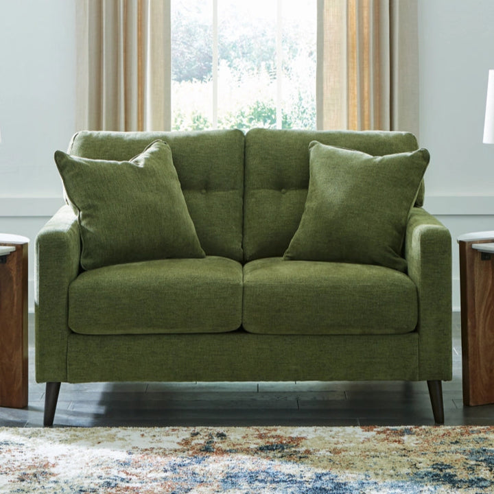 2610735 Bixler Fabric Loveseat - Olive | Signature Design By Ashley