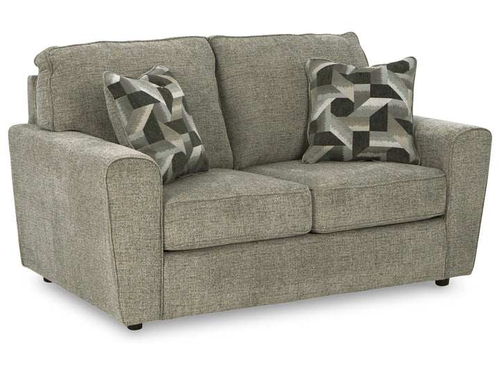 2680535 Cascilla Fabric Loveseat - Pewter | Signature Design By Ashley