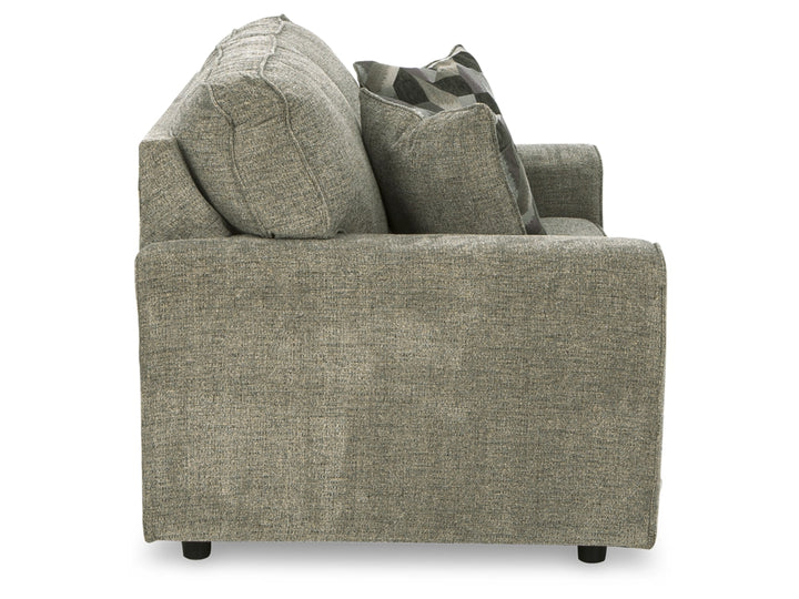 2680535 Cascilla Fabric Loveseat - Pewter | Signature Design By Ashley