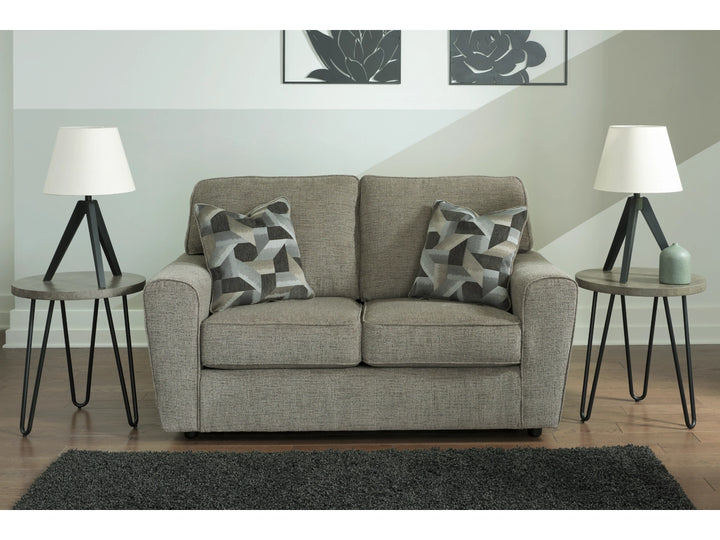 2680535 Cascilla Fabric Loveseat - Pewter | Signature Design By Ashley