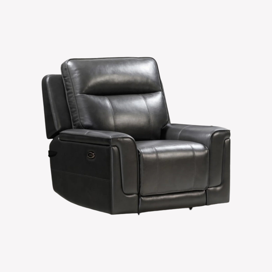 Nova Power Recliner Chair In Striking Charcoal Finish