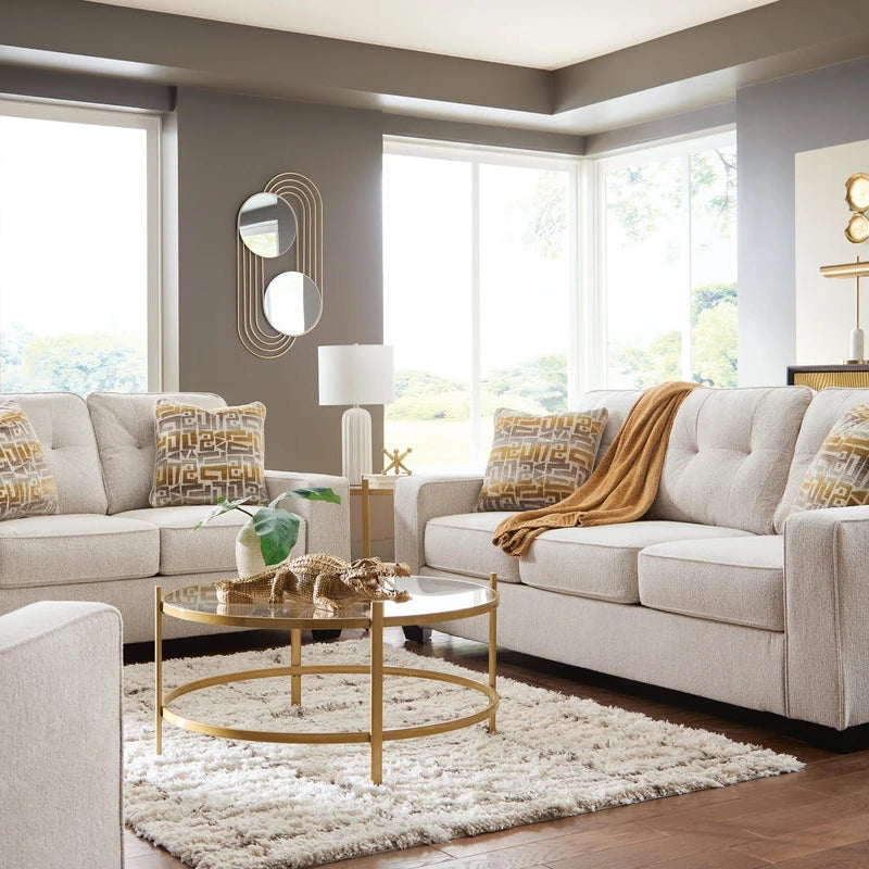 T173-13 Pearlox Occasional Table Set (Set of 3) - Gold | Signature Design By Ashley