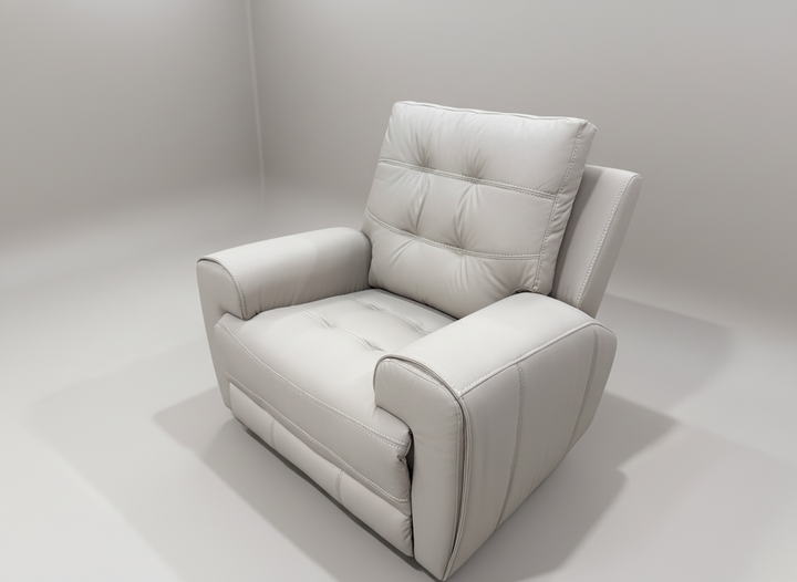 Nolan Taupe 3-Piece Power Recliner Set In Aire-Leather Upholstery