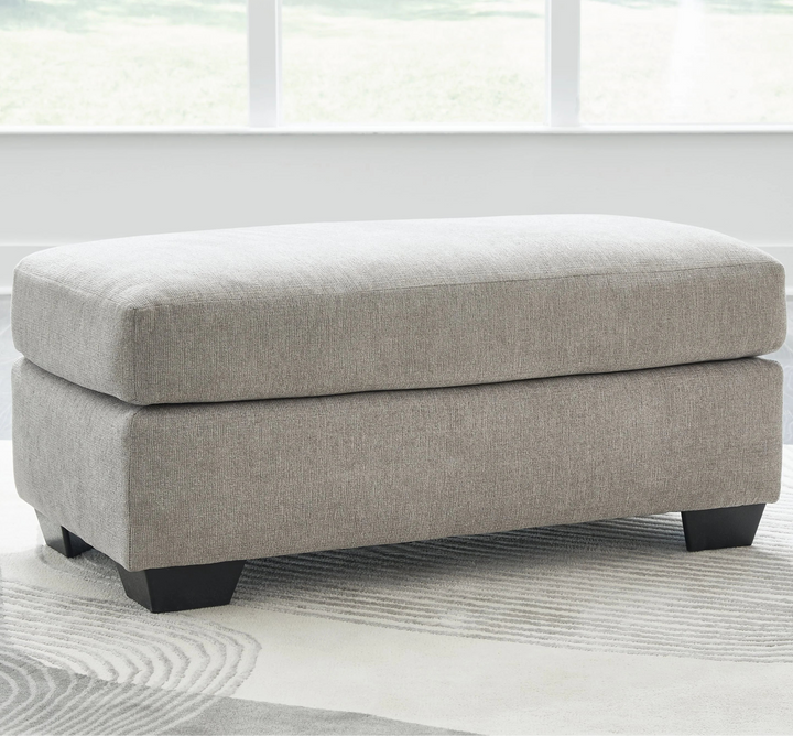 5080514 Avenal Park Accent Ottoman In Fabric Upholstery - Flannel | Signature Design By Ashley