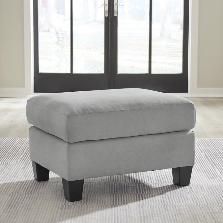 3010314 Adlai Chair Ottoman In Fabric Upholstery - Shadow | Signature Design By Ashley