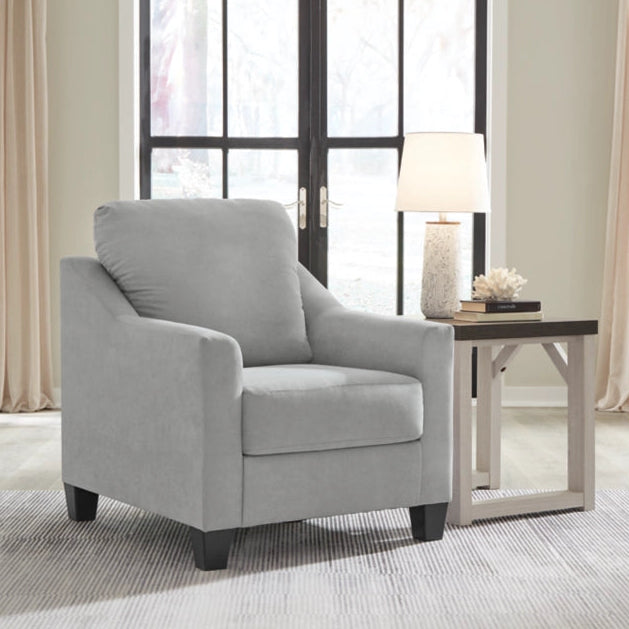 3010320 Adlai Armchair In Fabric Upholstery - Shadow | Signature Design By Ashley