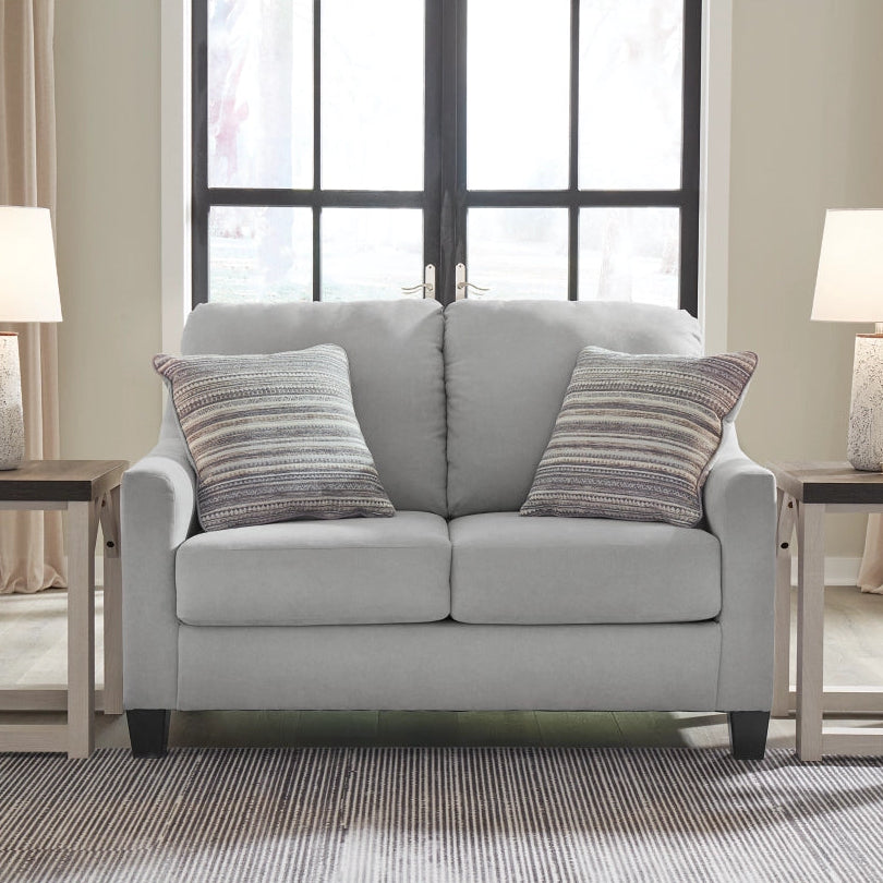 3010335 Adlai Loveseat In Fabric Upholstery - Shadow | Signature Design By Ashley