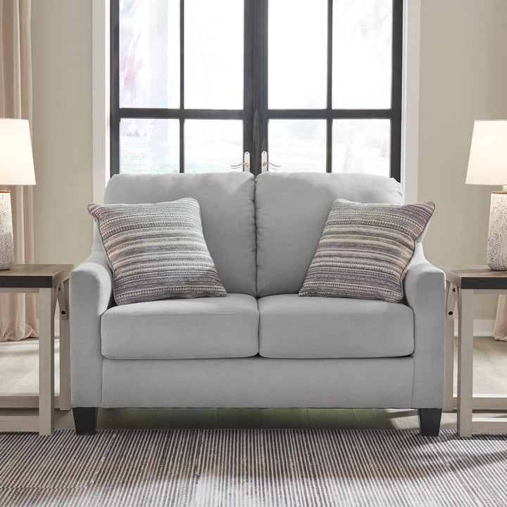 3010335 Adlai Loveseat In Fabric Upholstery - Shadow | Signature Design By Ashley