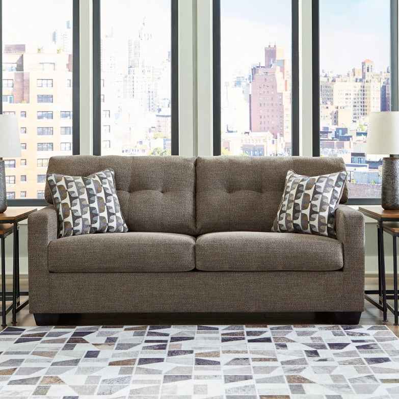 3100538 Mahoney Sofa In Fabric Upholstery - Chocolate | Signature Design By Ashley