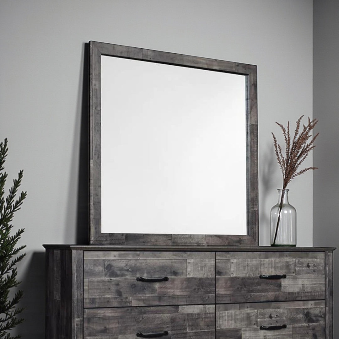 Tide Wooden Vanity Dresser With Storage Options - Dark Brown
