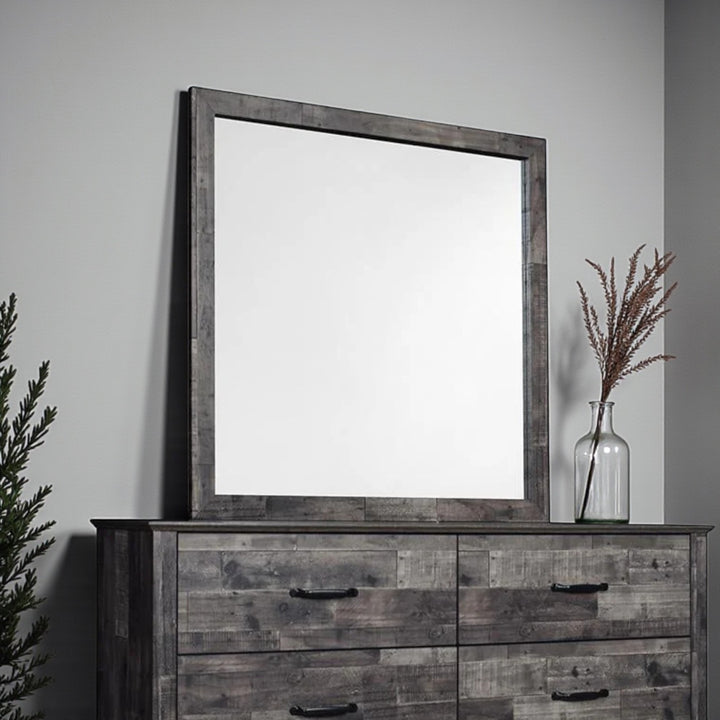 Tide Wooden Vanity Dresser With Storage Options - Dark Brown